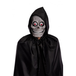 Maska lebka s očima na pružinách